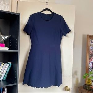 Banana Republic Navy Blue Dress 🐝